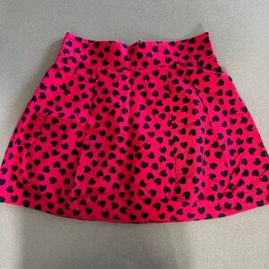 H&M Heart Patterned Skirt